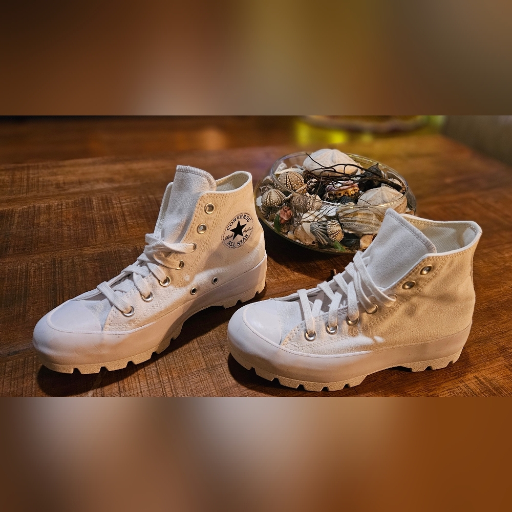 Converse All Star White High-Top Sneakers